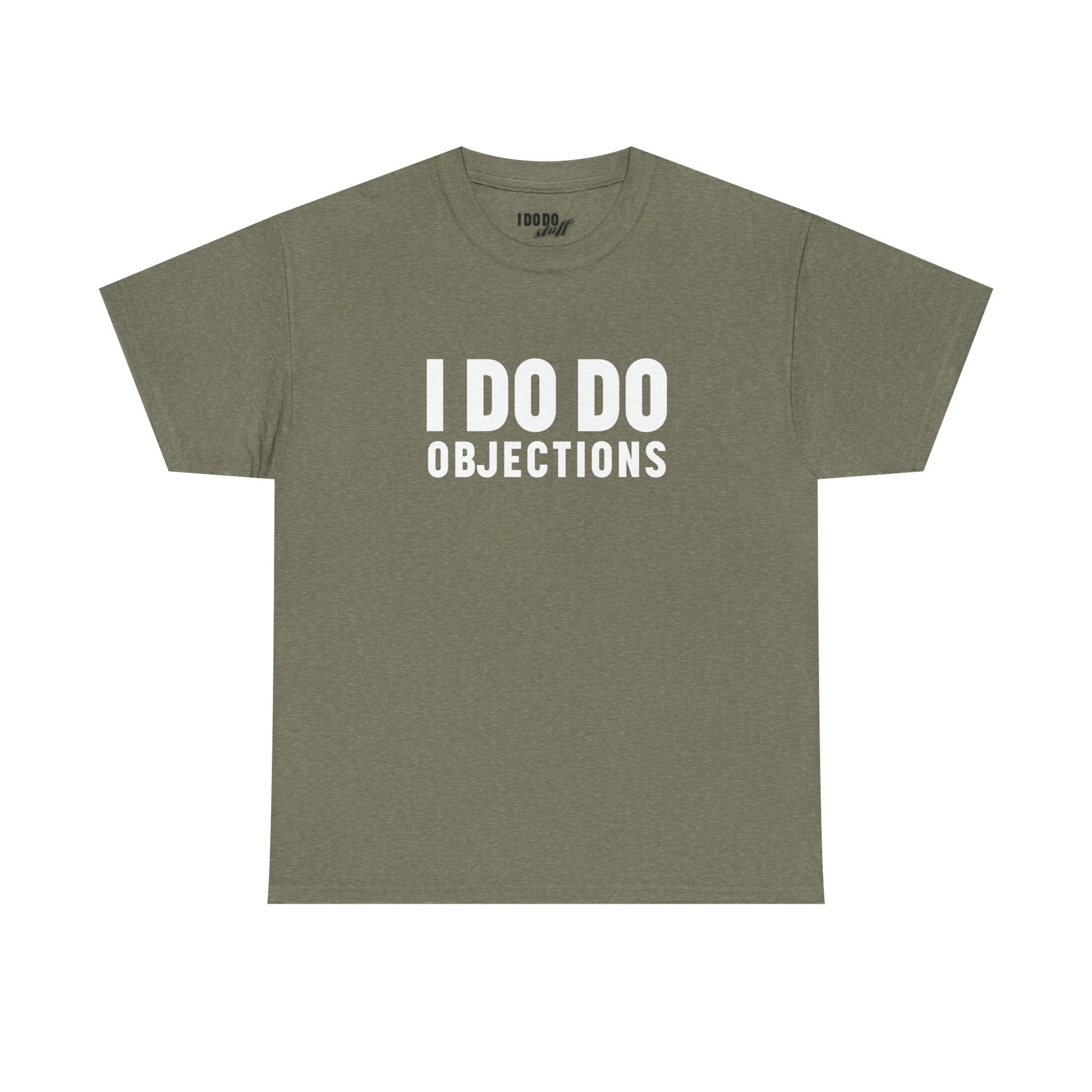 I DO DO OBJECTIONS: Unisex Heavy Cotton Tee, Funny Office Shirt, Gift for Law Firms, Attorneys, Lawyers, and Litigators