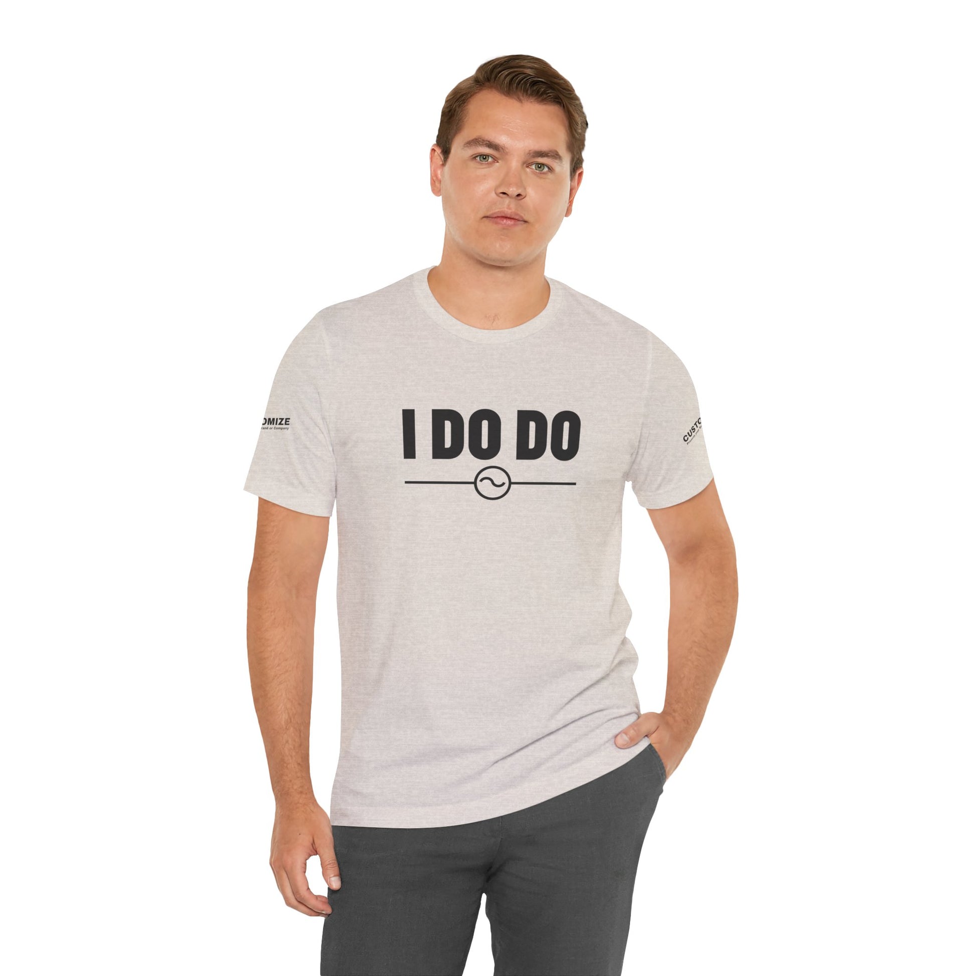I DO DO ALTERNATING CURRENTS SYMBOL:  Humorous Unisex T-Shirt for Welders and Electricians, Perfect as a gift or for branding and promotion.