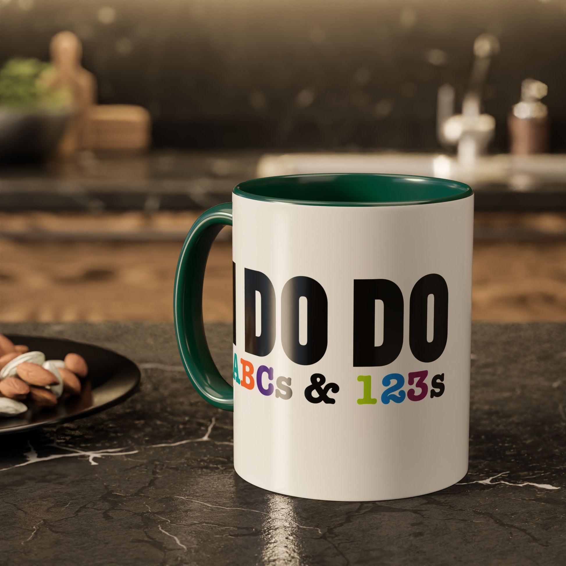 I DO DO ABCs and 123s: Colorful Mugs (11oz, 15oz) for teachers, tutors, and educators
