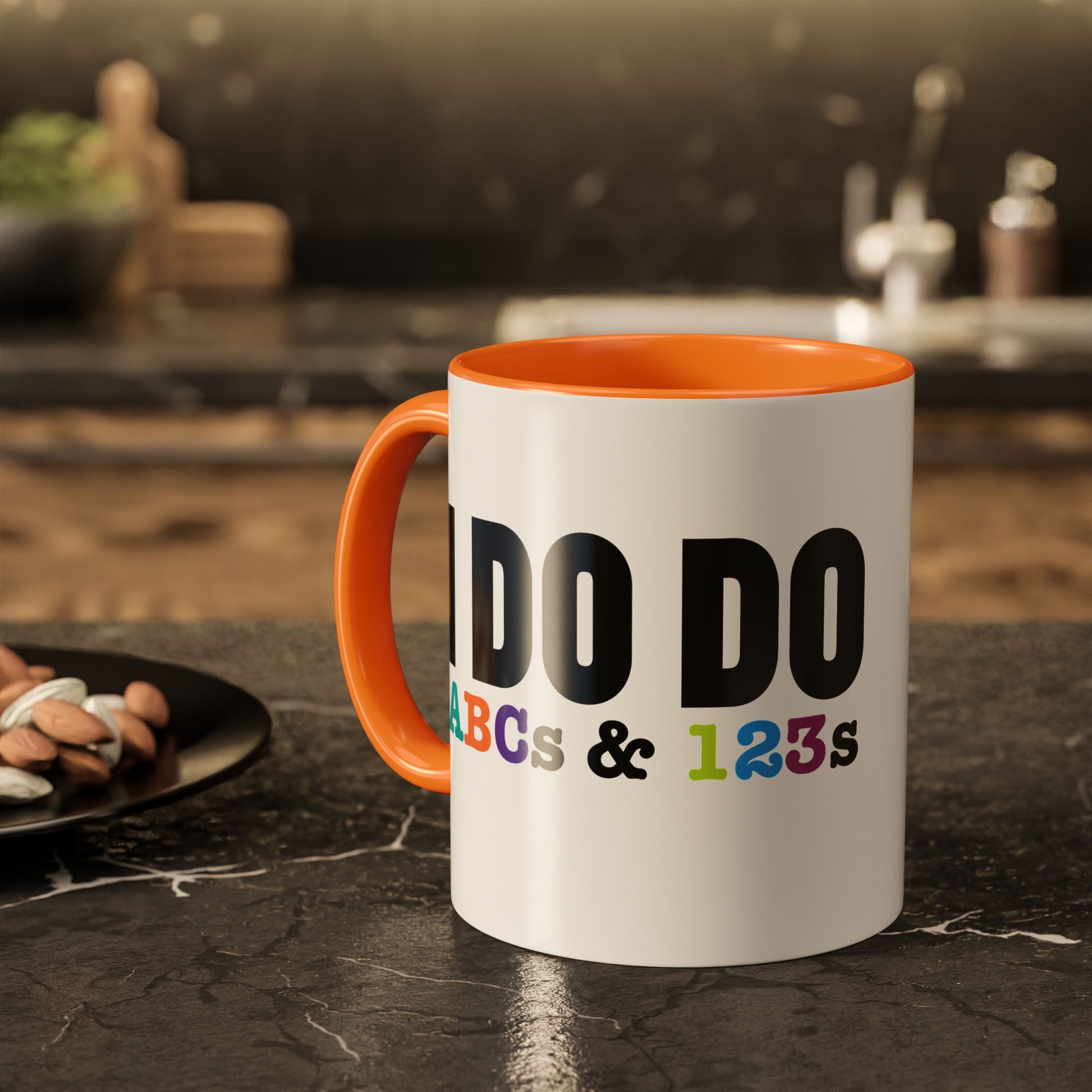 I DO DO ABCs and 123s: Colorful Mugs (11oz, 15oz) for teachers, tutors, and educators
