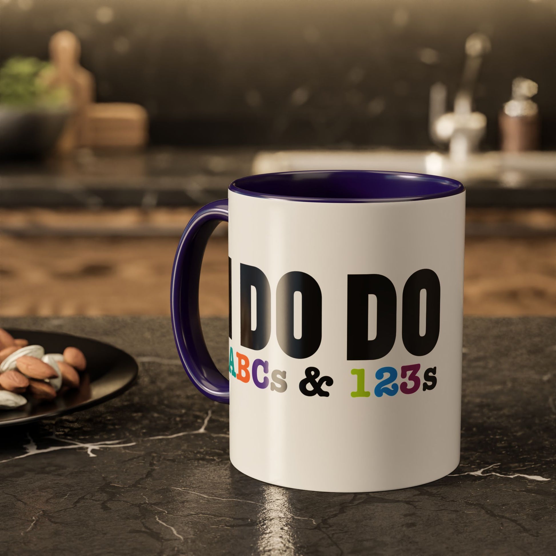 I DO DO ABCs and 123s: Colorful Mugs (11oz, 15oz) for teachers, tutors, and educators