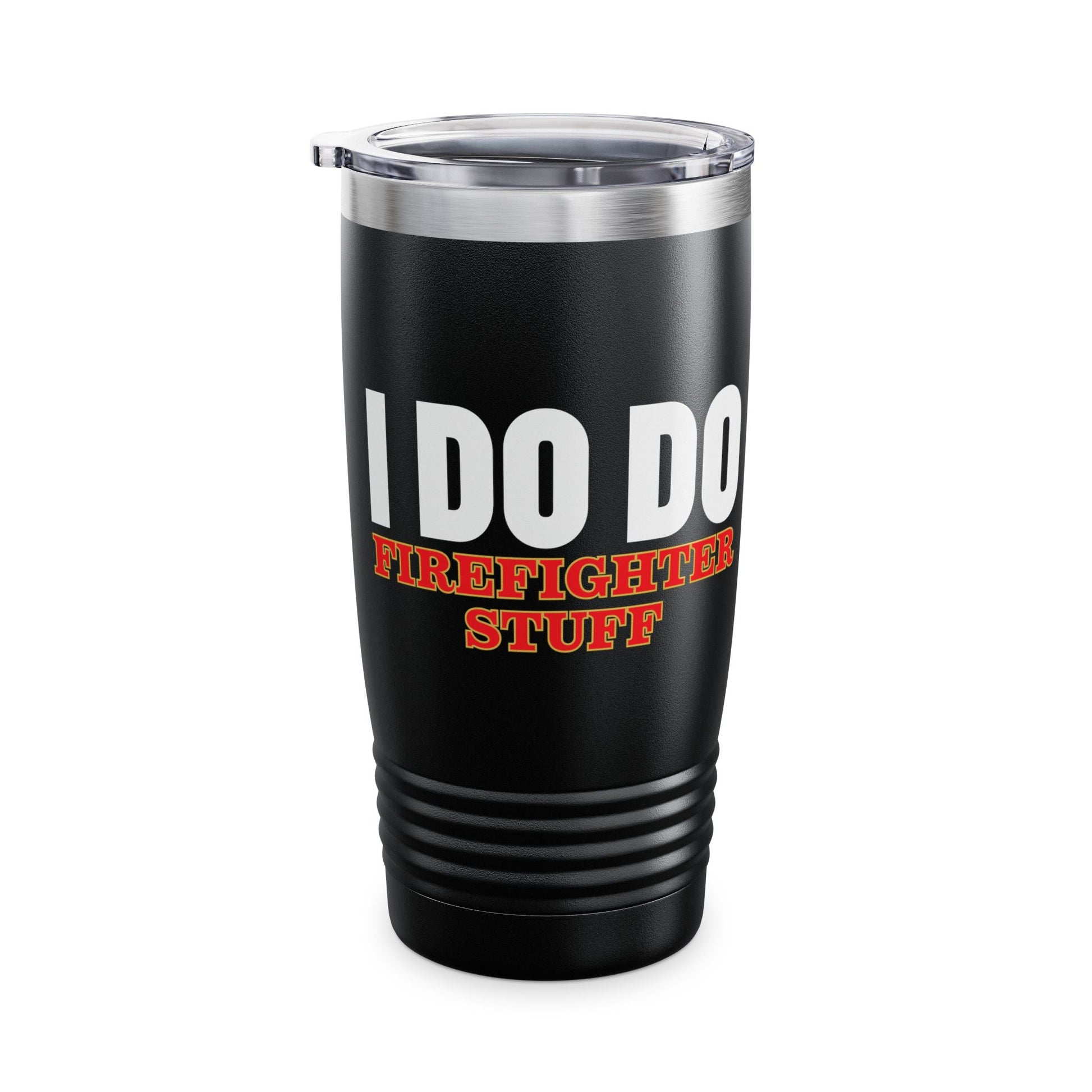 I DO DO FIREFIGHTER STUFF: Firefighter Spirit Tumbler | 20oz Travel Mug for Firefighters | Perfect Gift for Firefighter Appreciation, Birthday, or Special Occasions